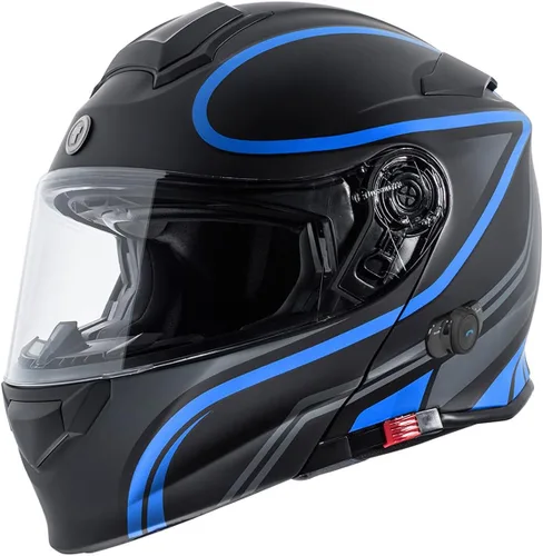 Vista 6 de Torc T-28B - Casco modular Bluetooth Dark Star