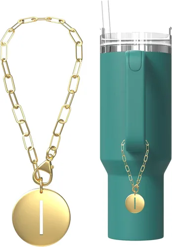 Vista 26 de Stanley Accessories - Dijes dorados de Stanley de 40 onzas con letras A-Z para vaso Stanley, accesorios compatibles con Yeti y Hydro Flask, Pequeño