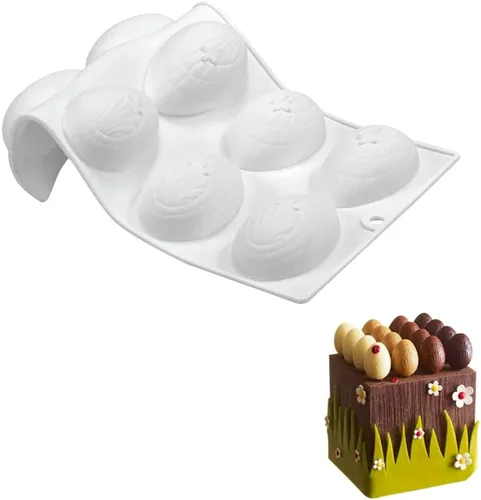Vista 10 de mostsom Molde de silicona geométrico cuadrado para magdalenas, moldes de silicona antiadherentes para hornear pasteles de muffin, magdalenas