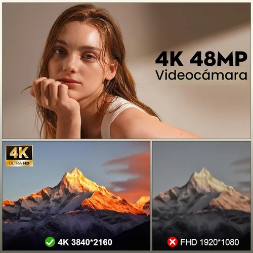 Vista 2 de NBD Videocámara de video 4K Ultra 48MP Vlogging Cámara para YouTube, videocámara digital con zoom 16X de 3.0 pulgadas IPS 270° con micrófono, luz