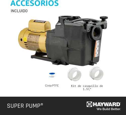 Vista 7 de Hayward W3SP2607X10, Bomba de piscina Super Pump, 1 HP