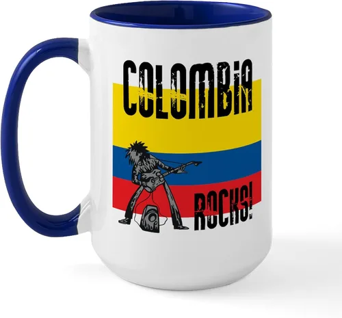 Vista 24 de CafePress - ITS COLOMBIA NOT COLUMBIA - FLAG Mugs - Coffee Mug, Large 15 oz. White Coffee Cup
