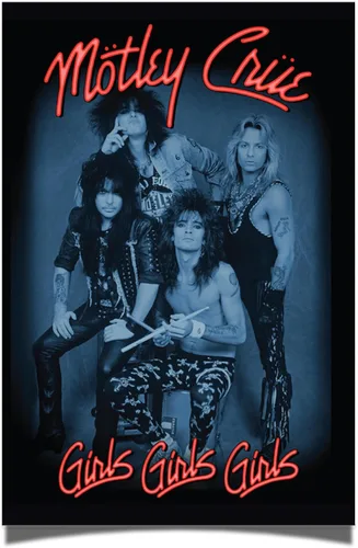 Vista 7 de Desert Cactus Motley Crue Póster 11 x 17 Pulgadas para Habitación y Oficina, Decoración Oficial para Fans (11x17 pulgadas, Diseño 2, Papel)