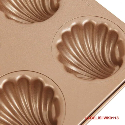 Vista 3 de LI-GELISI Moldes antiadherentes para tartas novedosas, 6 tazas, molde antiadherente para tartas