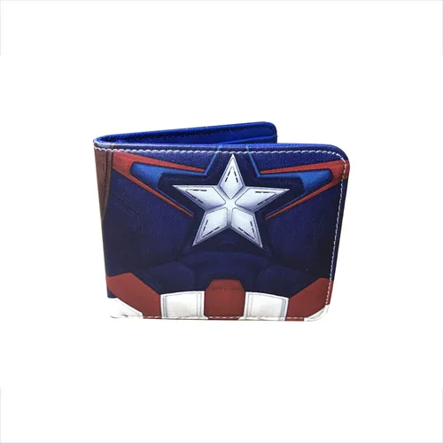 Vista 2 de Cartera bifold de PVC de carácter superhéroe, billetera, M, Estilo E