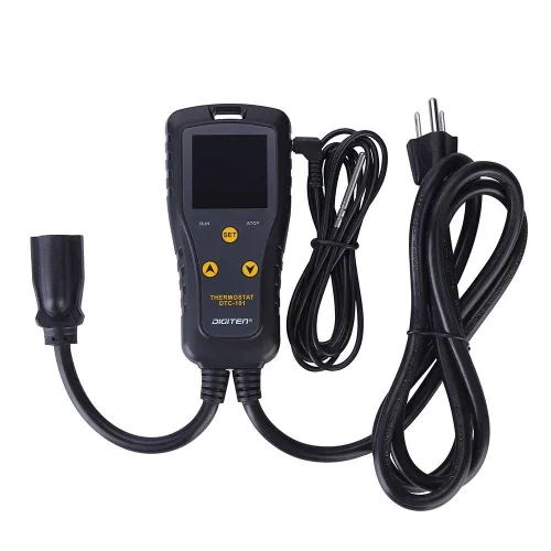 Vista 2 de DIGITEN Controlador de Temperatura Termostato de Estera Térmica Enchufe DTC101 Enchufe Controlado por Temperatura Termostato para Invernadero