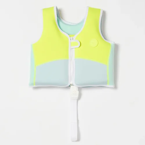 Vista 11 de SUNNYLiFE Chaleco de natación - Fabricado con neopreno más una cremallera frontal segura y desarrolla confianza en el agua. Chaleco de natación