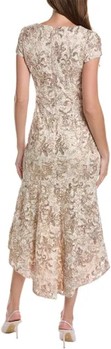 Vista 2 de JS Collections Vestido Bailey con cuello en V para mujer