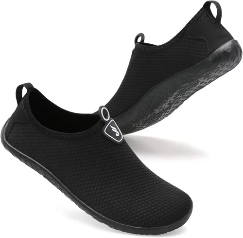 Vista 7 de JIASUQI Zapatos deportivos para senderismo y playa, zapatos acuáticos descalzos, para natación, deportes, caminar, para mujeres y hombres