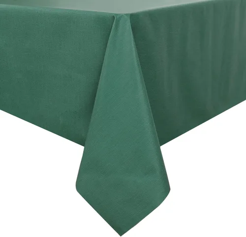 Vista 13 de Romanstile Mantel de PVC 100% impermeable, cuadrado, a prueba de derrames de aceite, resistente a las manchas, manteles de plástico fáciles de Beige