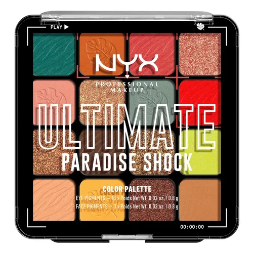 Vista 8 de NYX PROFESSIONAL MAKEUP Paleta de Sombras Ultimate, Paleta de Sombras de Ojos - Edición Festival