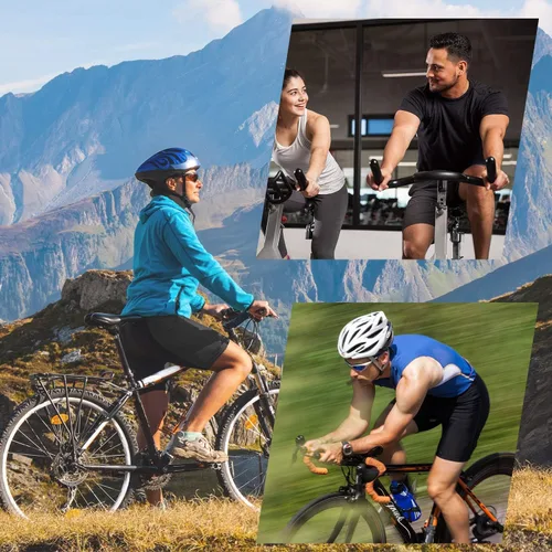 Vista 6 de baleaf Pantalones cortos de ciclismo para hombre, acolchado 4D, ciclismo de carretera, pantalones cortos de bicicleta, bolsillos de gel UPF50+