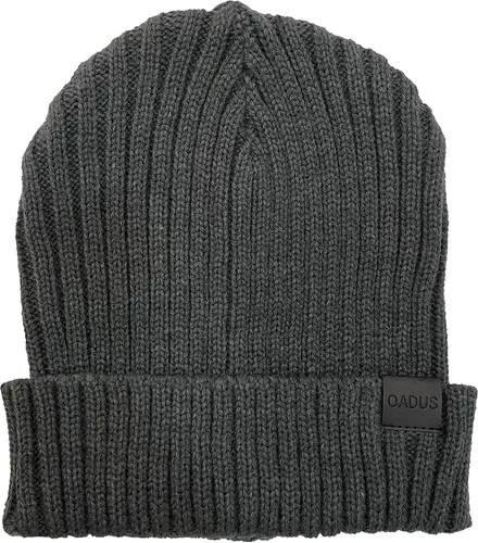Vista 4 de OADUS Gorro de invierno para mujer con pompón de piel sintética extraíble