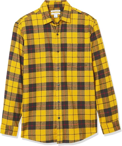 Vista 6 de Tienda Essentials - Camisa de franela de manga larga para hombre disponible en tallas para hombres grandes y altos