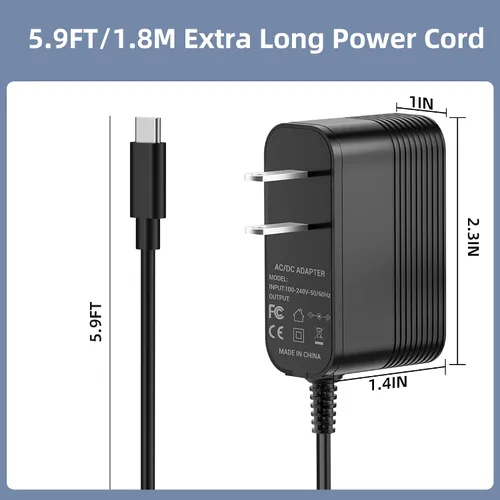 Vista 7 de Juego de accesorios de alimentación USB C para JBL Charge 4-6, JBL Flip 5, Flip 6, Flip 7, Pulse 4, Pulse 5, Clip4, Clip5, Auriculares inalámbricos