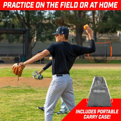 Vista 6 de GoSports Plyometric Weighted Balls for Baseball & Softball Training 6 Pack - Choose Pro or Elite Set