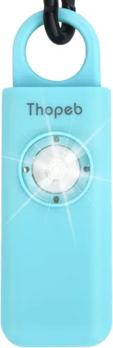 Vista 8 de La alarma de seguridad personal original para mujeres por mujeres, sonido de sirena fuerte, luz LED estroboscópica SOS, ten seguridad con la alarma