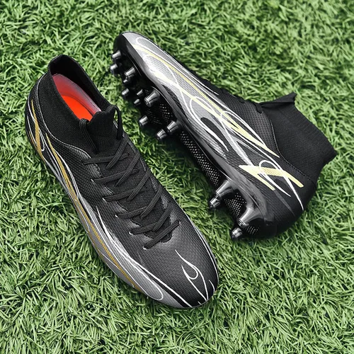 Vista 5 de ASOCO DREAM Soccer Shoes Men's Firm Ground Soccer Cleats Outdoor Indoor Athletic Football Shoes Professional Futsal Training Sneakers