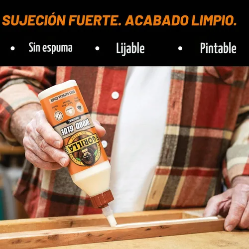 Vista 6 de Pegamento para madera impermeable Gorilla de 8.0 fl oz