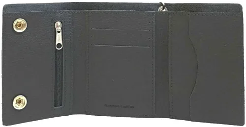 Vista 2 de Harley-Davidson XML4721-BLACK Emboss Willie G Skull - Cartera mediana para hombre