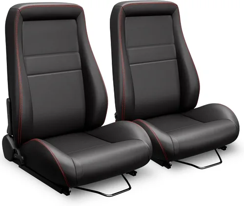 Vista 12 de Asientos universales de carreras, asientos de cubo con deslizadores dobles, asientos deportivos para automóvil, simulador de conducción, asientos