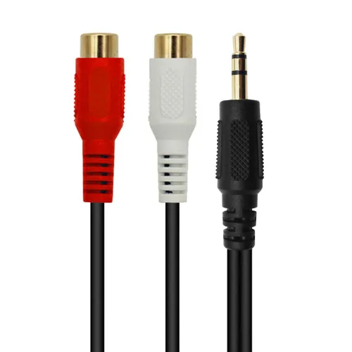 Vista 14 de QiCheng&LYS Cable de video RCA a RCA AV, 3RCA macho a 3RCA macho, cable AUX de audio estéreo para teléfonos inteligentes, MP3, tabletas, altavoces