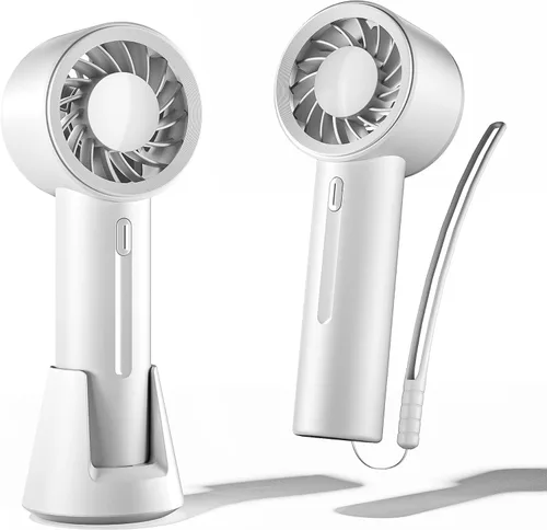 Vista 8 de Mini ventilador portátil, pequeños ventiladores de mano para Rosa