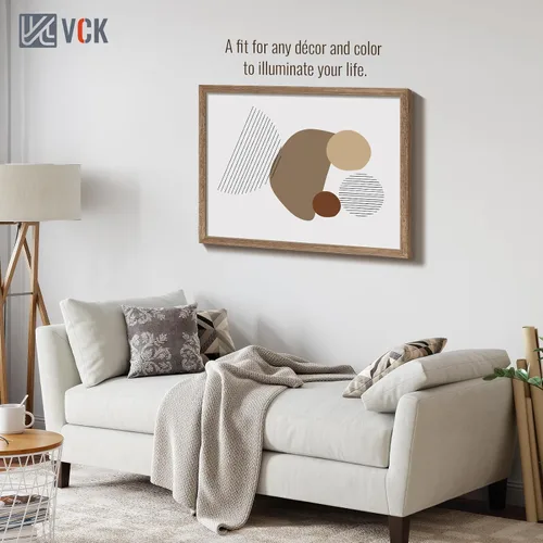 Vista 21 de VCK Marcos para póster de madera maciza de 22.375 x 34 pulgadas, marco de fotos A1 negro con montaje en pared, paquete de 3