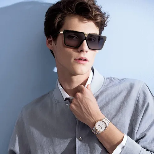 Vista 7 de KENBO Oversized Sunglasses for Women Men Trendy Square Sun Glasses One Piece Lens Big Sunglasses