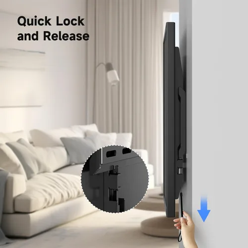 Vista 6 de suptek Soporte de pared para televisores de pantalla plana de 37 a 86 pulgadas, montaje fijo de perfil bajo para hasta 176 libras y VESA