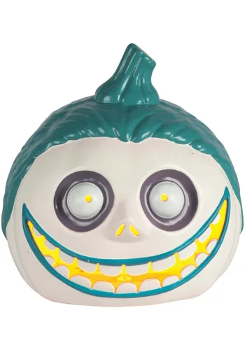 Vista 4 de Calabaza Iluminada de Barril de 6 Pulgadas de Pesadilla Antes de Navidad Multicolor