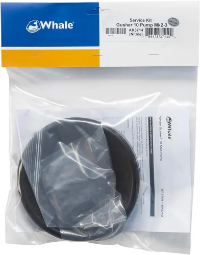 Vista 4 de Whale AK3714 Gusher® 10 Piezas de bomba manual Nitrile® para kit de servicio de aceite y diesel