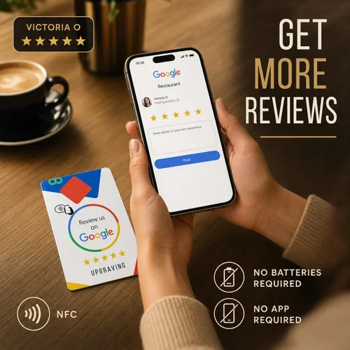 Vista 7 de Soporte para tarjetas de revisión con código QR, Una tarjeta