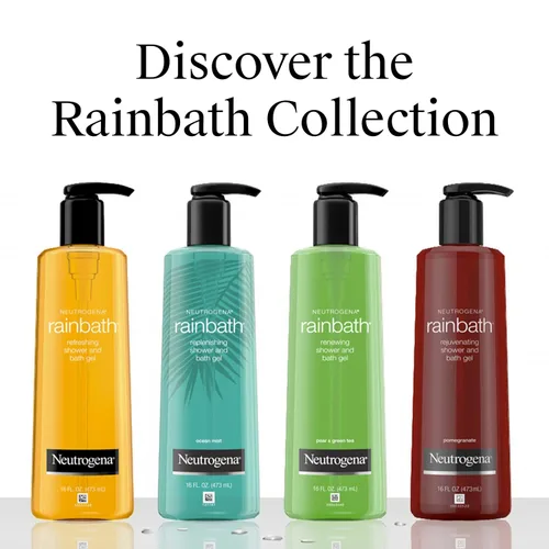 Vista 7 de Neutrogena Rainbath Gel limpiador de ducha y baño, gel de lavado corporal hidratante diario y gel de afeitado para hombres y mujeres, espuma cremosa