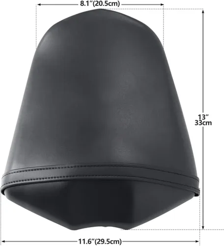 Vista 7 de Asiento trasero del pasajero para Yamaha FZ1 Fazer FZ1 FZ1-S Fazer FZ1S FZ1SA 2006-2015