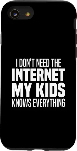 Vista 18 de I Don't Need The Internet My Kids Knows Everything - Parents Case for iPhone 17