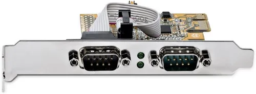 Vista 4 de StarTech Tarjeta de interfaz serie PCI Express de 2 puertos, TAA
