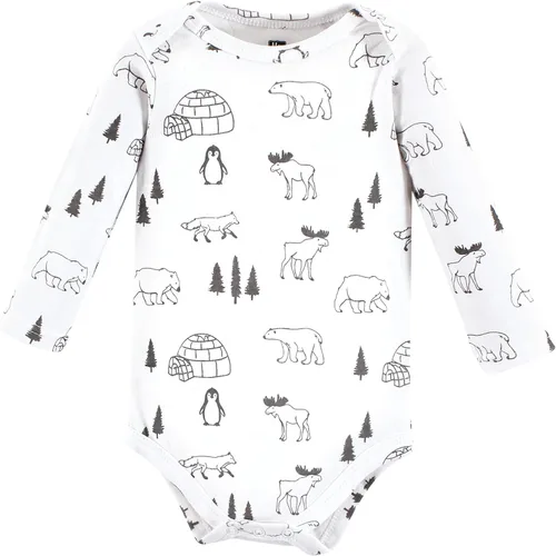 Vista 5 de Hudson Baby - Body de algodón de manga larga para bebé