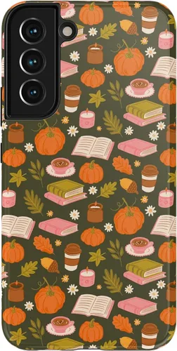 Vista 175 de Casely Funda para Galaxy S9 Postura de cadáver Yoga de esqueleto Diseño protector delgado esencial de doble capa