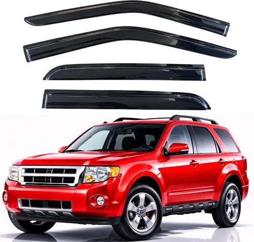 Vista 115 de KPY Protector de lluvia compatible con Ford Bronco 1980-1996, Ford F150 F250 F350, deflectores de ventilación lateral para visera de ventana