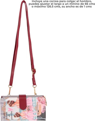 Vista 7 de Nicole Lee Juego de regalo de 2 piezas de accesorios para teléfono (cartera cruzada, reloj de moda de diamantes)