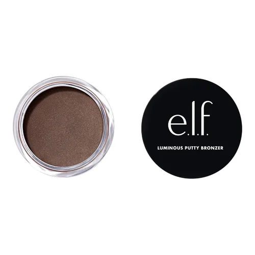 Vista 8 de e.l.f. Bronceador de masilla luminoso, bronceador ligero de masilla a polvo para un acabado radiante, brillante, altamente pigmentado, vegano