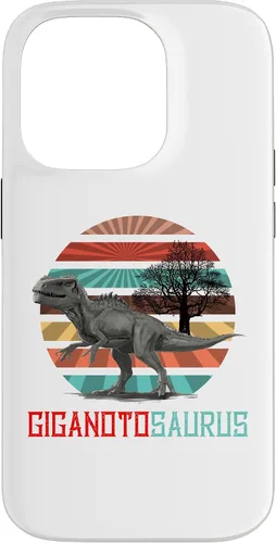 Vista 16 de Funda para iPhone 11 Pro Max Giganotosaurus Retro T rex dinosaurio prehistórico para el Día del Padre