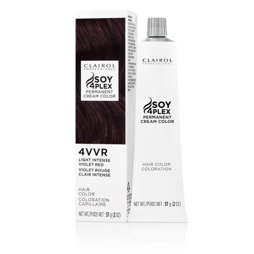 Vista 24 de Clairol Professional Permanent Cream Hair Color 100% Gray Coverage Blonde, Brown, Black, & Red-Violet Shades Deep Conditioning & Fade