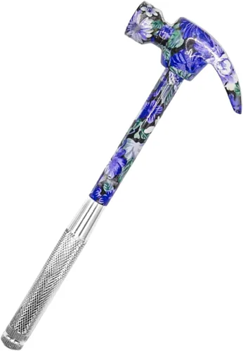 Vista 13 de Martillo y destornillador multifuncional 6 en 1 con motivos florales (plata)