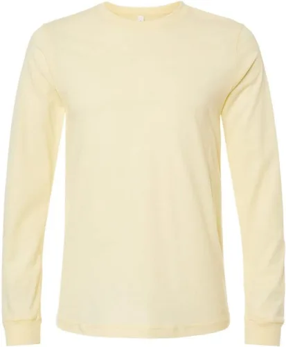 Vista 139 de Canvas Filmore 3501 - Camiseta de 4.2 onzas para hombre manga larga (1) Ceniza + (1) Jaspeado atlético