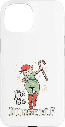 Vista 5 de I'm The Nurse Elf Funny Matching Family Christmas Group Case for iPhone 16