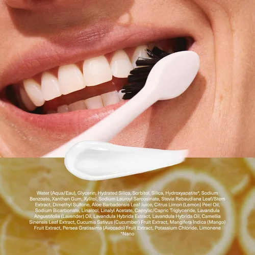 Vista 9 de Boka Pasta de dientes sin flúor, pasta de dientes nano hidroxiapatita, adecuada para dientes sensibles, para adultos y niños, sabor a lavanda limón