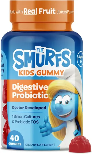 Vista 21 de Smurfs Kids Gomitas Calmantes Gomitas Calmantes para Niños con Melisa y L-Teanina Hechas con Fruta Real Desarrollado por Doctores Sin