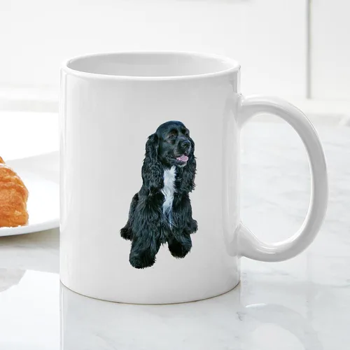 Vista 5 de CafePress Cocker - Taza de café de cerámica (11 oz (11.0 fl oz)